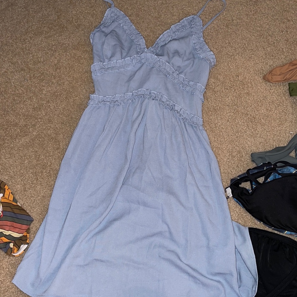 Blue sundress